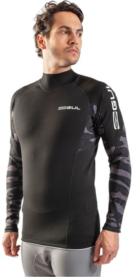 2026 Gul Men's Response 1mm Thermo Top Re0057-c1 - Noir / Contour Camo