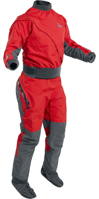 2025 Palm Femmes Cascade Front Zip Kayak Drysuit 12369 - Flame Red