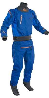 2025 Palm Hommes Atom Back Zip Kayak Drysuit & Con Zip Colbalt / Ocean 12380