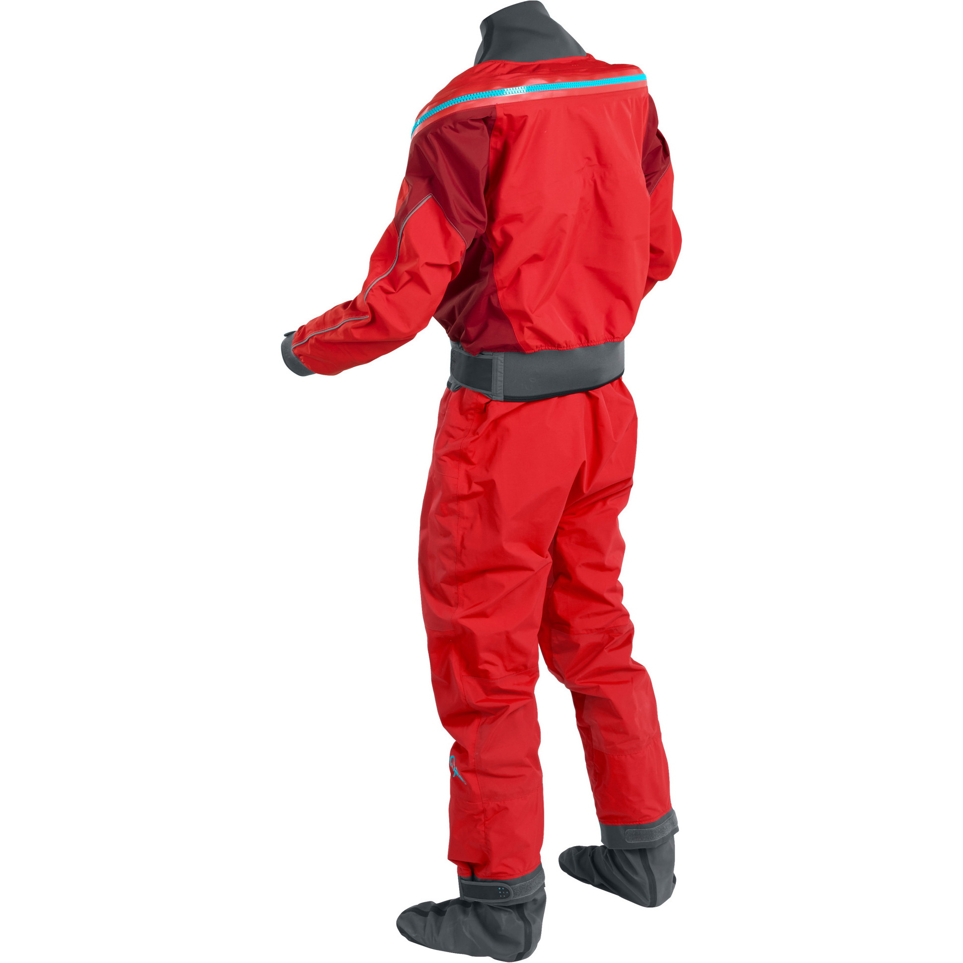 2025 Palm Hommes Atom Back Zip Kayak Drysuit & Con Zip Flame / Chilli 12380