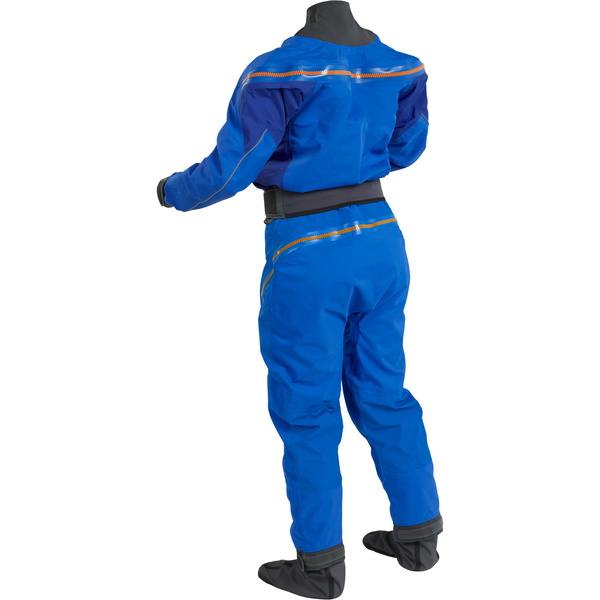2025 Palm Femmes Atom Back Zip Kayak Drysuit & Drop Seat Ocean / Cobalt 12381