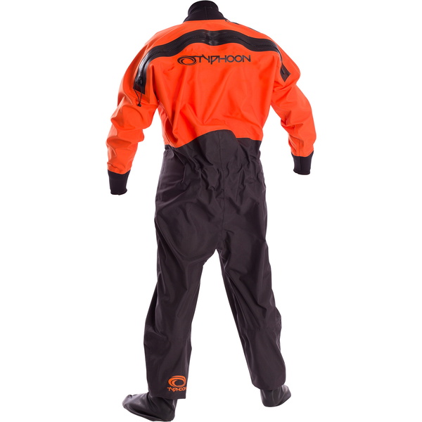 2022 Typhoon Junior Rookie Drysuit Noir / Orange 100171