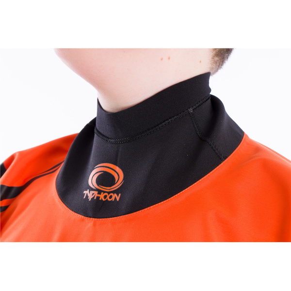 2022 Typhoon Junior Rookie Drysuit Noir / Orange 100171