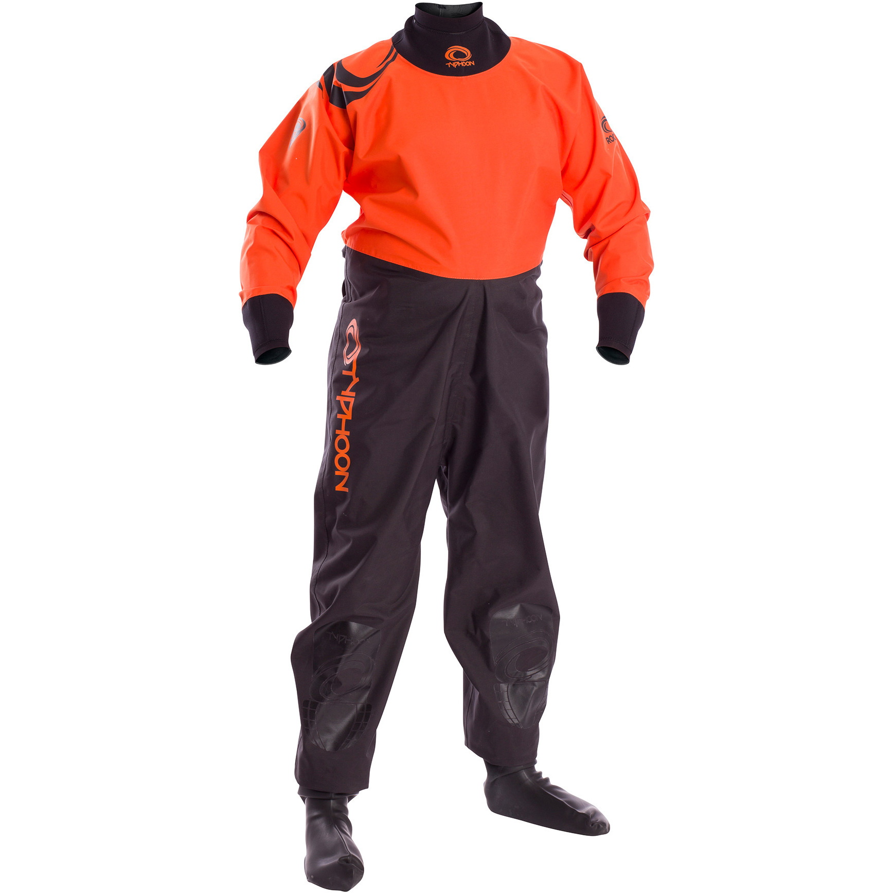 2022 Typhoon Junior Rookie Drysuit Noir / Orange 100171