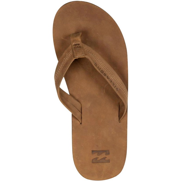 2016 Billabong All Day cuir Flip Flops dans MIEL W5FF16