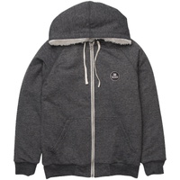 Tous les jours Sherpa Zip Hoody GRIS FONCÉ HEATHER