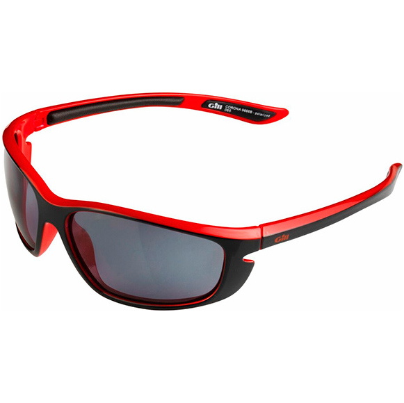 2018 Gill Corona Lunettes de soleil Noir / Rouge 9666