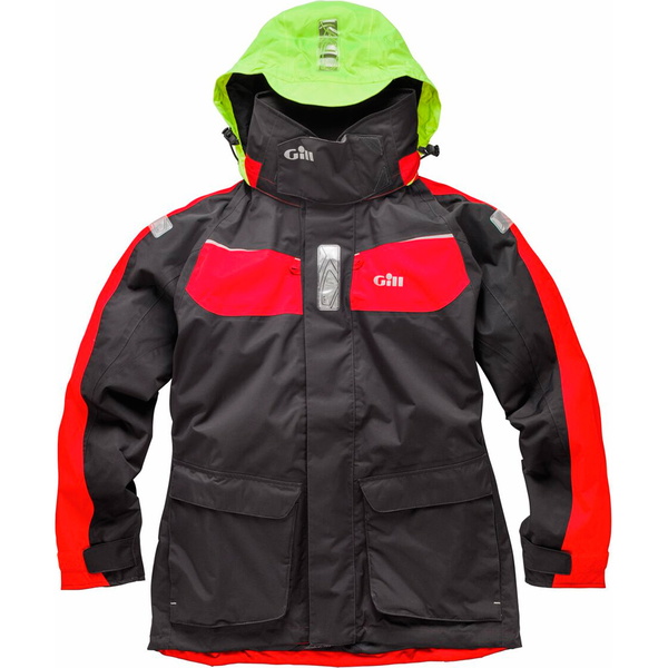 Gill Hommes Coast Jacket Graphite / Rouge IN12J