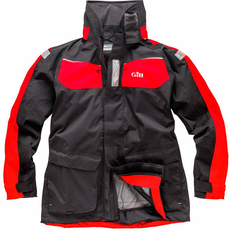 Gill Hommes Coast Jacket Graphite / Rouge IN12J