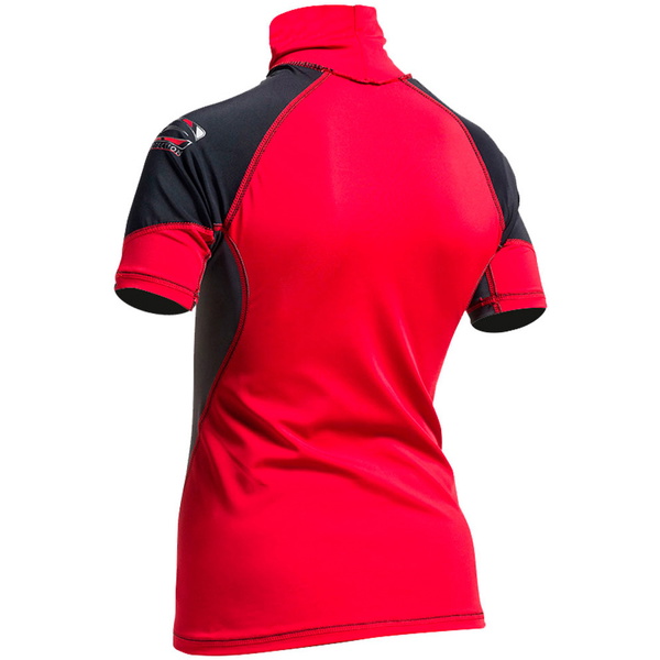 Gul Junior Gilet Rash à Manches Courtes En Rouge / Noir Rg0341-a9