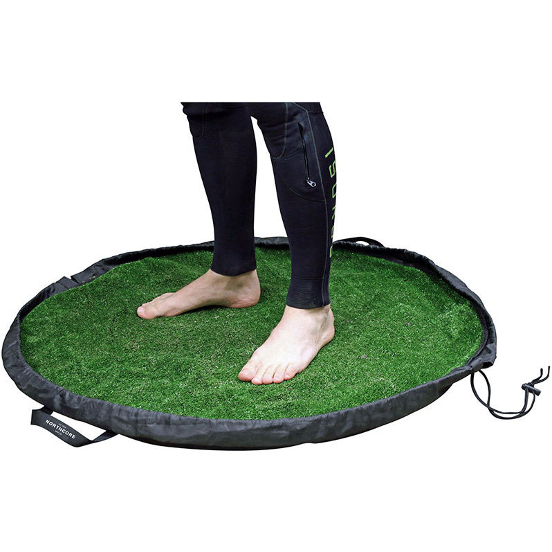 2026 Northcore Grass Waterproof Change Mat / Bag Nocom02 - Noir / Vert