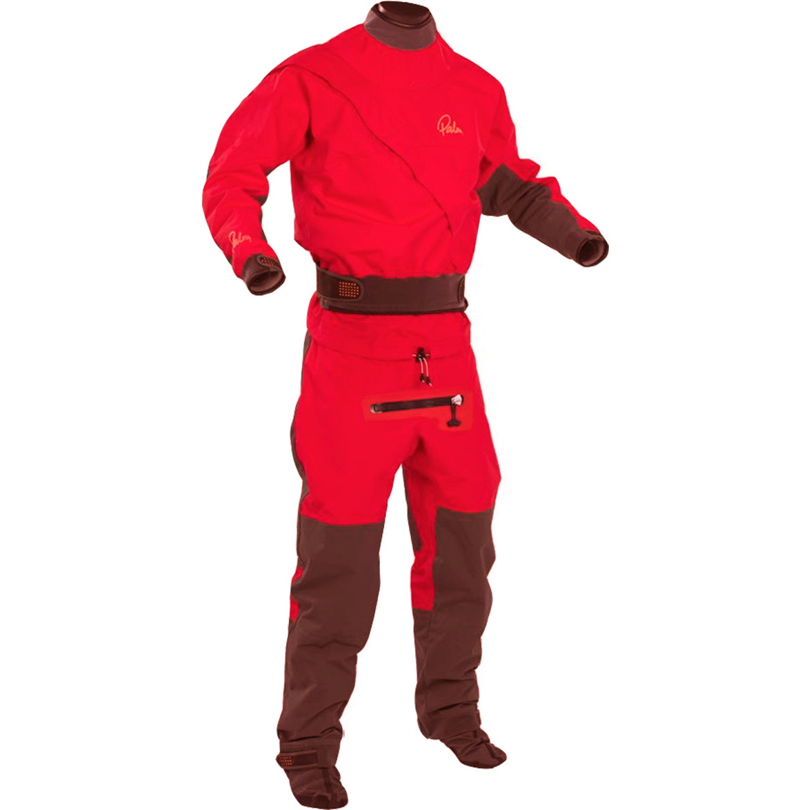 2017 Palm Cascade Immersion Drysuit Rouge / Noir Y compris undersuit 11741