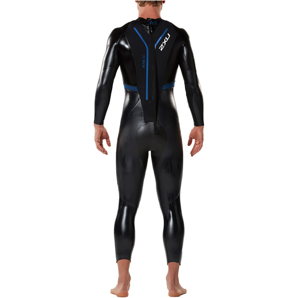 2017 2XU MENS A: 1 ACTIVE Combinaison de vélo de triathlon BLACK / COBALT BLUE MW2304c