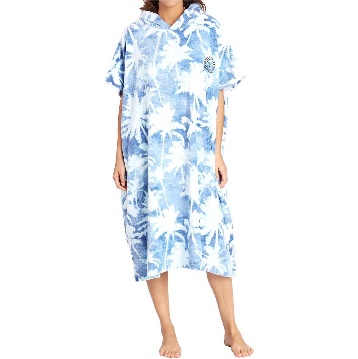 2018 Billabong Indigo Capuche Serviette / Changement Poncho C4BR01