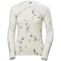 Femmes HH Lifa Merino Crew Base Layer Top Blanc
