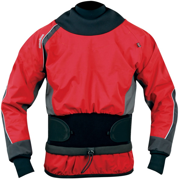 2026 Nookie Turbo Whitewater Jacket LAVA RED / CHARCOAL GREY JA10