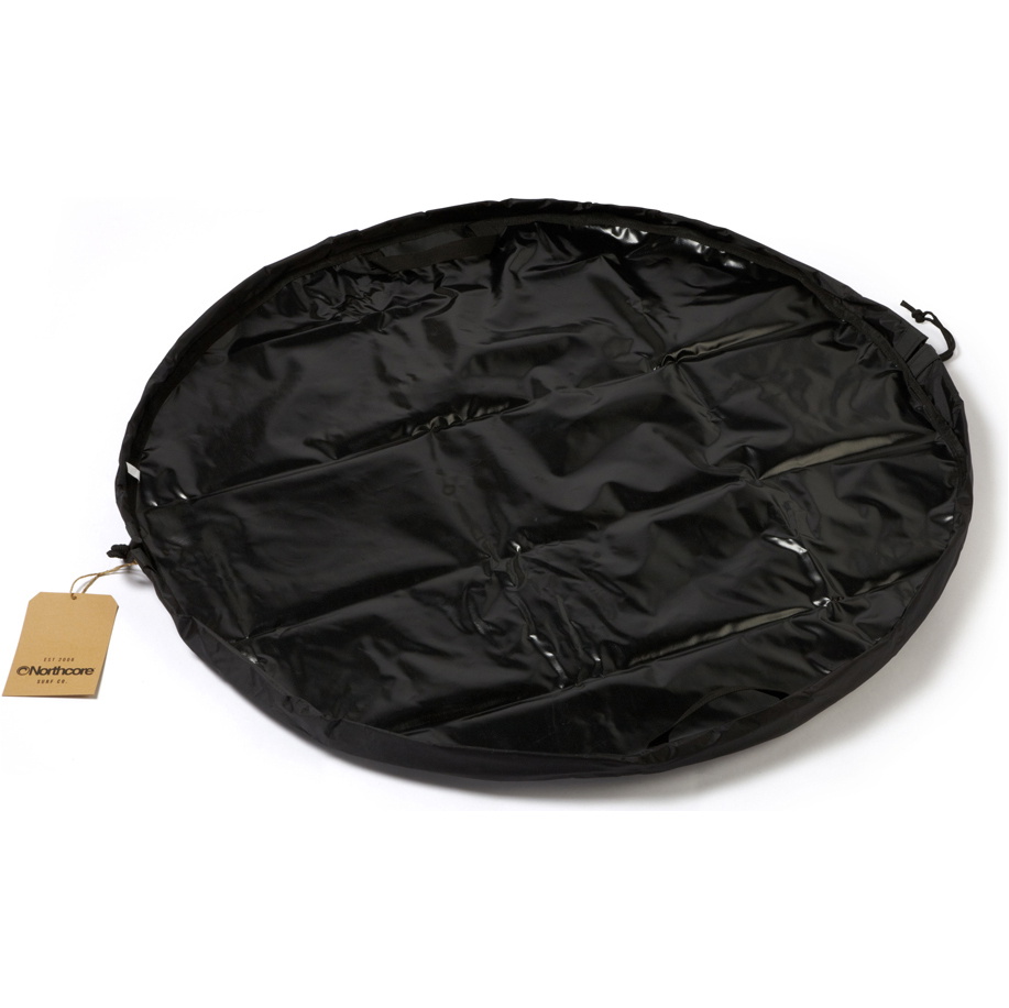 2026 Northcore Beach Basha Sport Manches Longues Changeantes Robe / Poncho NOCO24N - Black