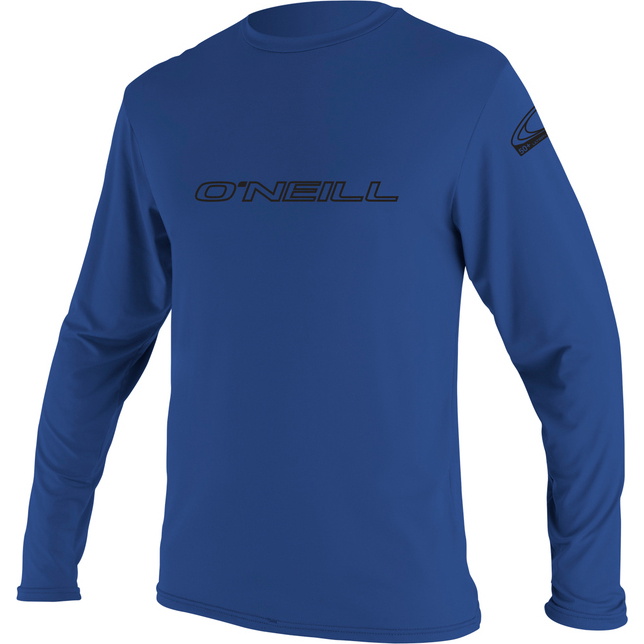 2026 O'Neill Hommes Basic Skins Long Sleeve Rash Tee 4339 - Pacific