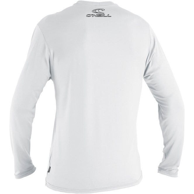 2026 O'neill Hommes Basic Skins Rash Tee à Manches Longues 4339 - Blanc