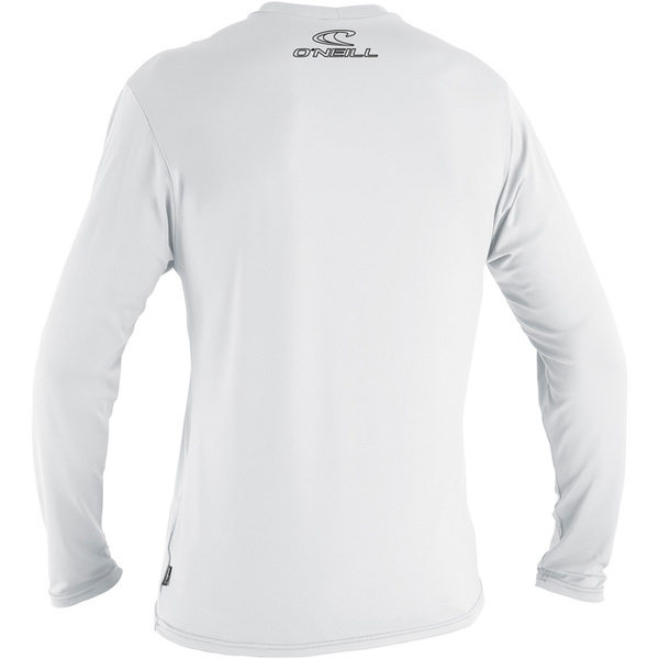 2026 O'Neill Mens Basic Skins Long Sleeve Rash Tee 4339 - White