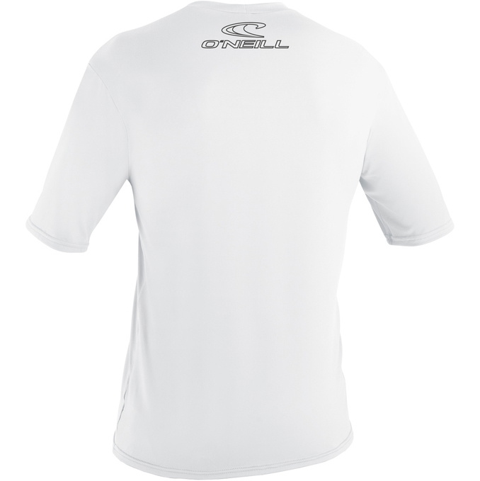 2026 O'Neill Hommes Basic Skins Short Sleeve Sun Shirt 3402 - White
