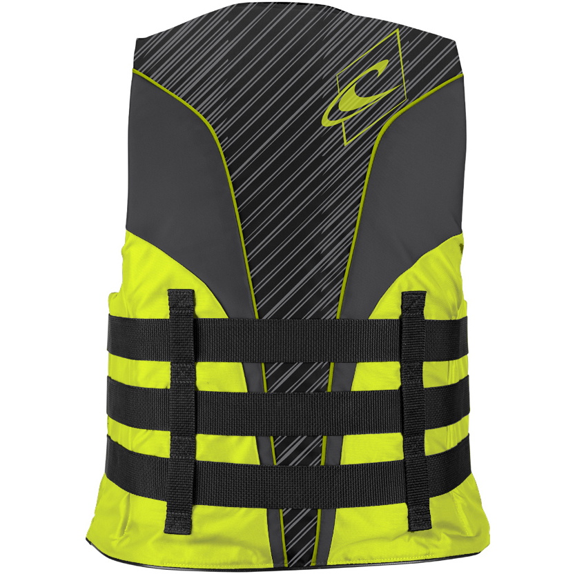 2026 O'neill Superlite 50n Ec Impact Vest 4723 - Noir / Lime / Smoke