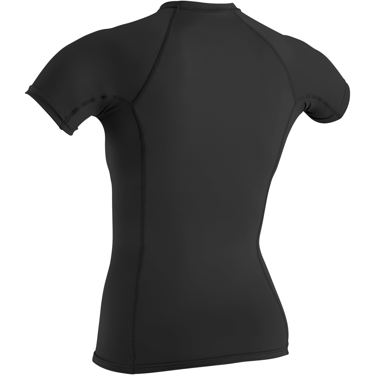 2026 O'Neill Womens Basic Skins Short Sleeve Crew Rash Vest 3548 - Black