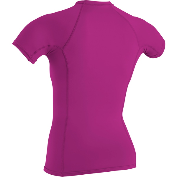 2026 O'neill Basiques Pour Femmes Skins Manches Courtes Crew Lycra Vest 3548 - Rose Renard