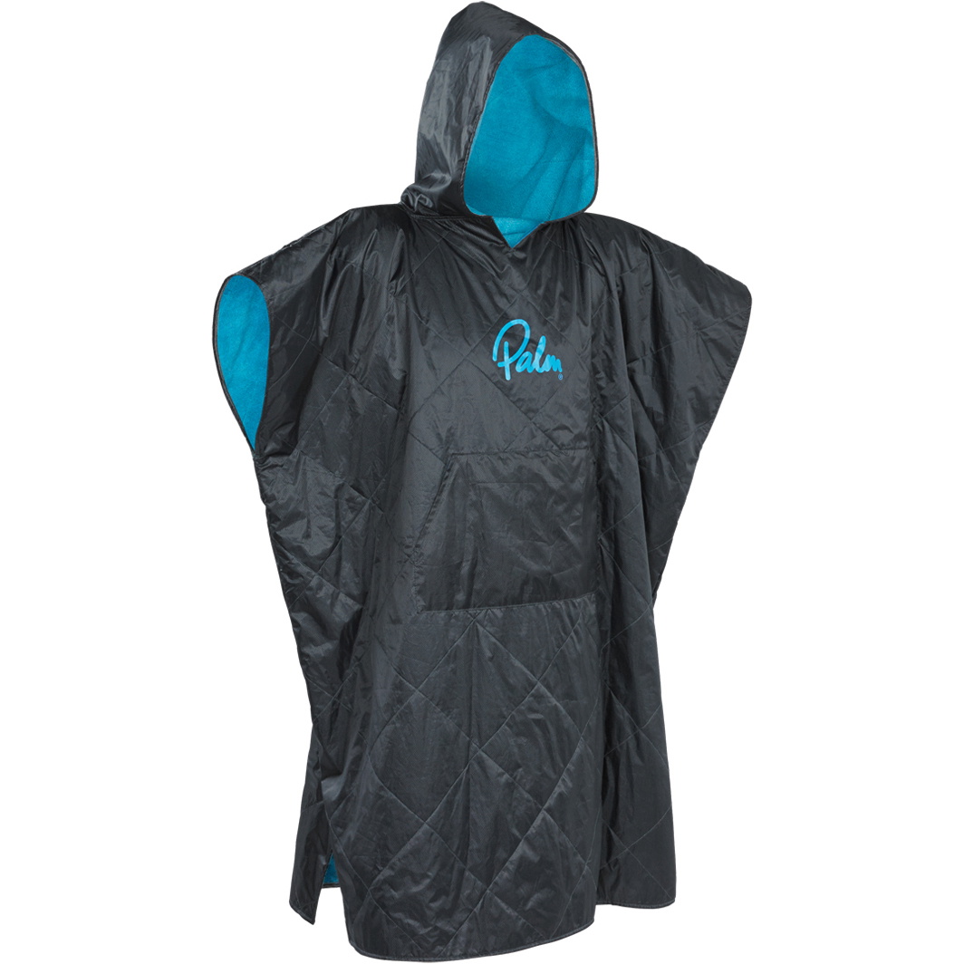 2026 Palm Imperméable Cape De Changement / Poncho Grande En Jet Grey 11783