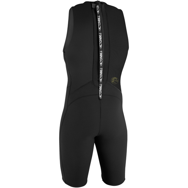 2026 O'Neill Hommes O'Riginal 2mm Back Zip Short John Combinaison Néoprène 4529 - Black