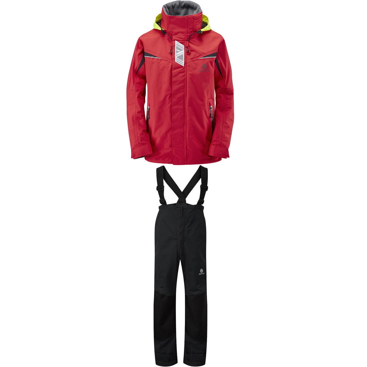 Henri Lloyd Wave Inshore Veste Y00353 & Pantalon Coupe Slim Y10162 COMBI SET ROUGE / NOIR