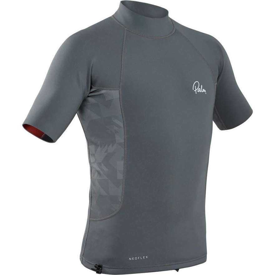 2026 Palm Hommes Neoflex 0.5mm Néoprène à Manches Courtes 12797 - Jet Grey