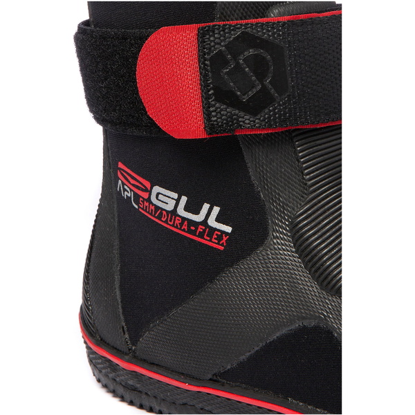 Bottes De Dériveur à Lacets Tout Usage Gul 2025 5mm BO1304-B2 - Black / Rouge