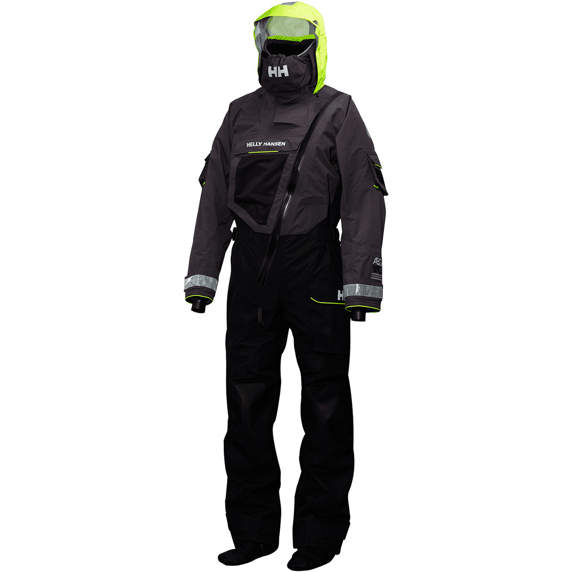 2019 Helly Hansen Aegir Drysuit Survie En Mer En ébène 31706