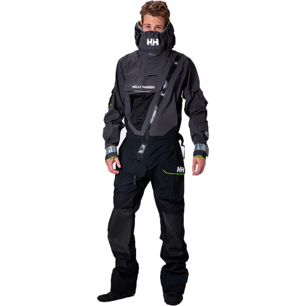 2019 Helly Hansen Aegir Drysuit Survie En Mer En ébène 31706