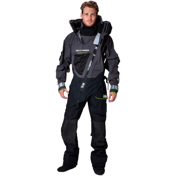 2019 Helly Hansen Aegir Drysuit Survie En Mer En ébène 31706