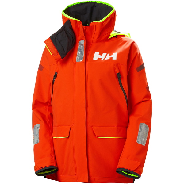2021 Helly Hansen Skagen Veste Et Pantalon De Navigation Hauturière Skagen Pour Femmes - Tomate Cerise / ébène