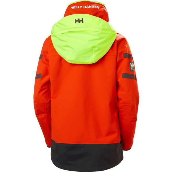 2021 Helly Hansen Skagen Veste Et Pantalon De Navigation Hauturière Skagen Pour Femmes - Tomate Cerise / ébène