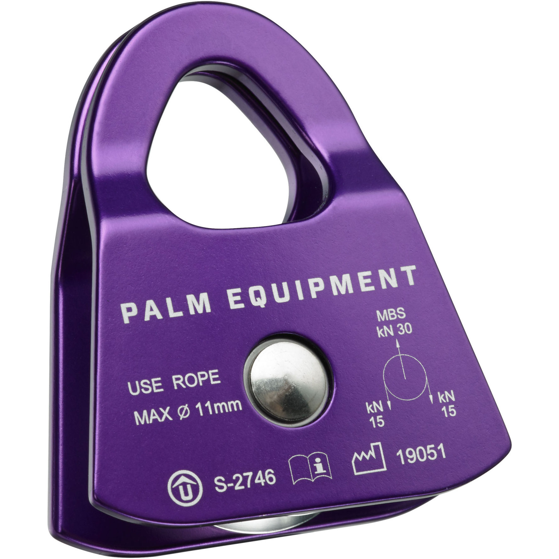 2026 Palm Prussik Minding Pulley 12602 - Violet