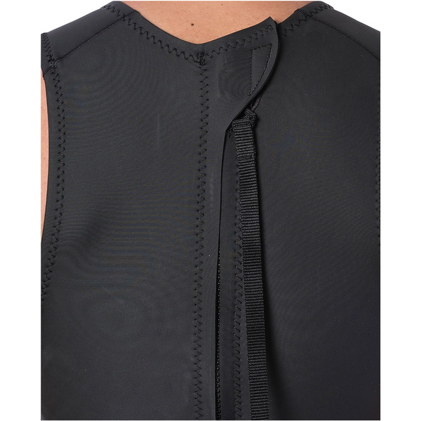 2026 Rip Curl Hommes Dawn Patrol 1.5mm Back Zip Long John Combinaison Néoprène WSM9IM - Black