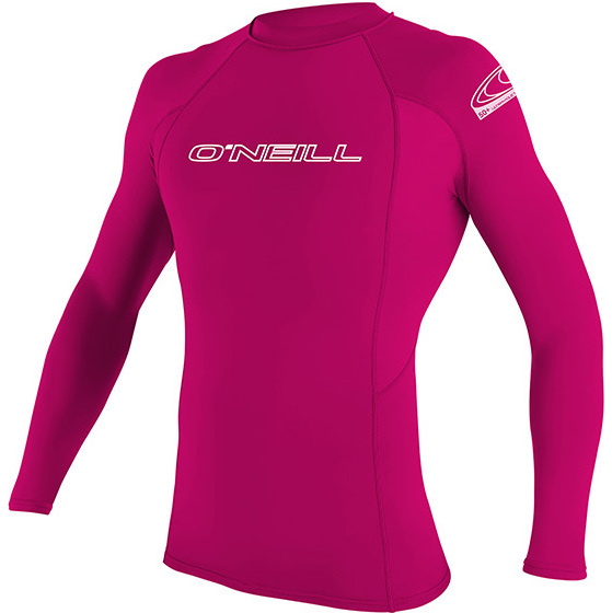 2026 O'Neill Youth Basic Skins Gilet Lycra à Manches Longues Watermelon 3346