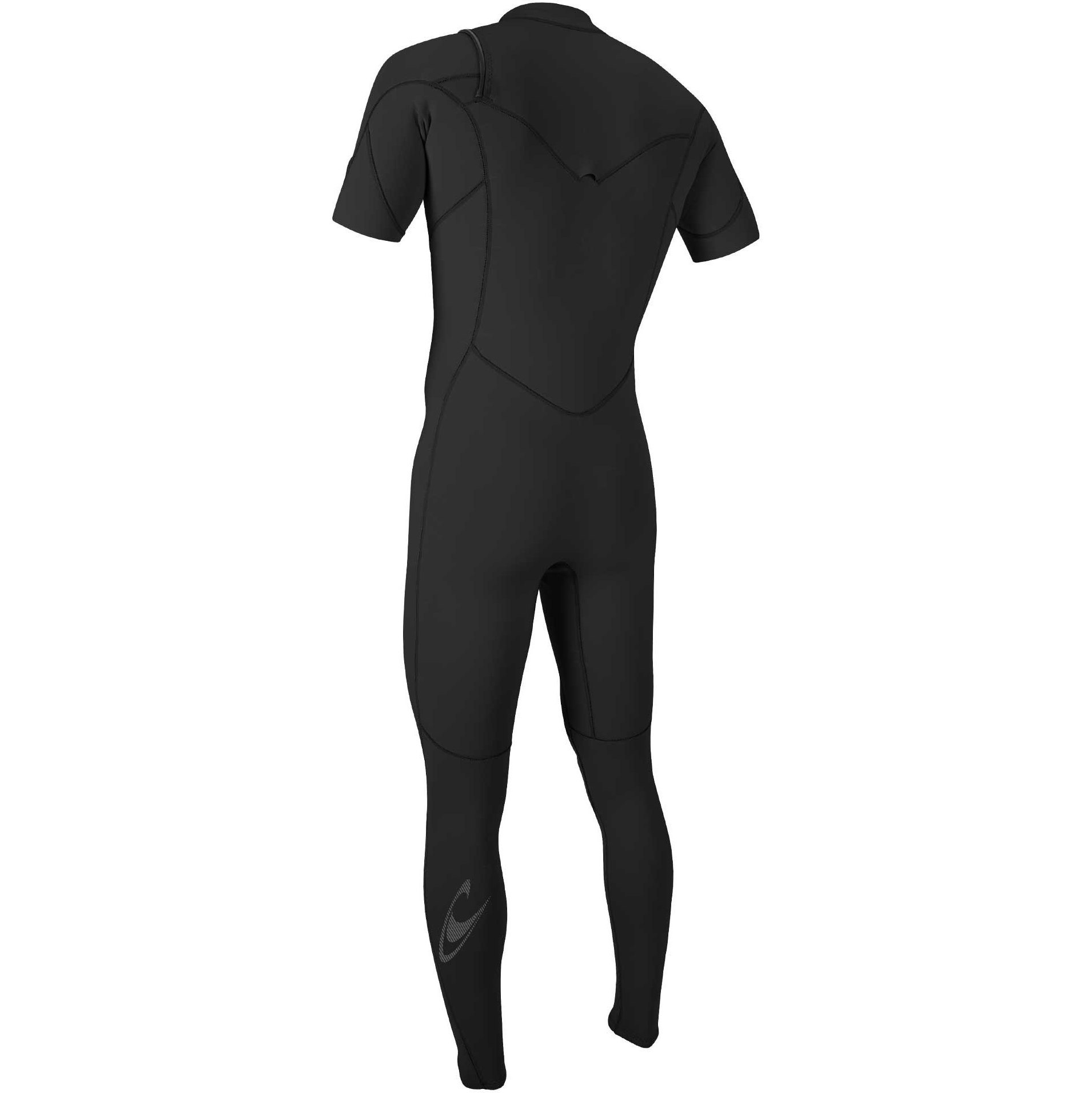 2026 O'Neill Hommes Hammer 2mm Manches Courtes Chest Zip Combinaison Néoprène 5056 - Black