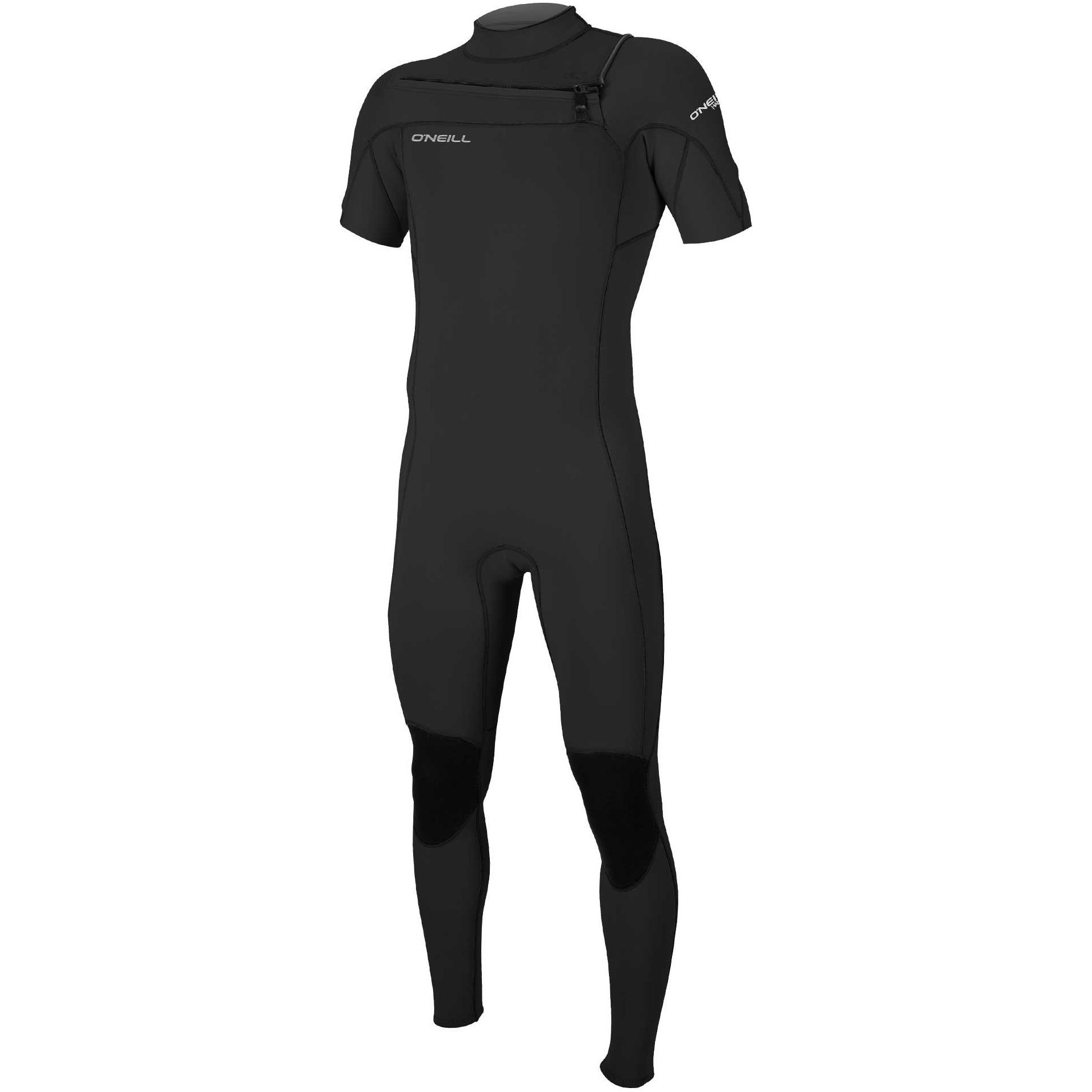 2026 O'Neill Hommes Hammer 2mm Manches Courtes Chest Zip Combinaison Néoprène 5056 - Black