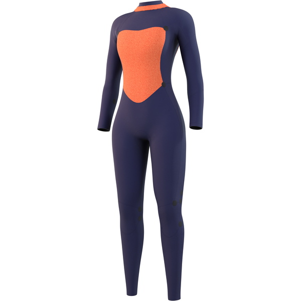 2024 Mystic Femmes Star 5/3mm Back Zip Combinaison Néoprène 210317 - Night Blue