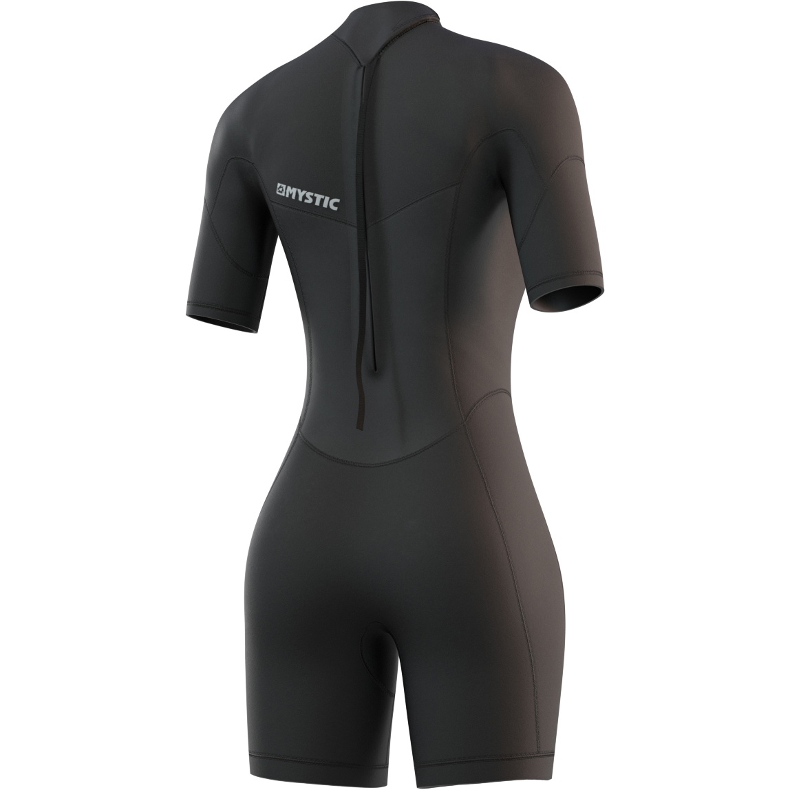 Mystic Femmes Brand 3/2mm Back Zip Shorty Combinaison Néoprène 210323 - Black