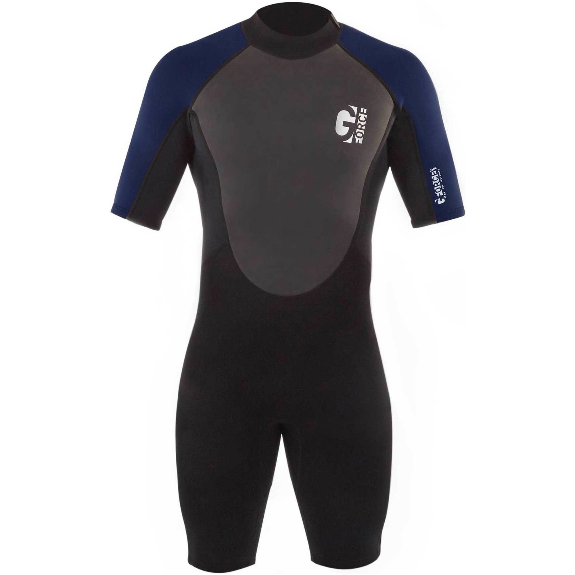 2026 Gul Hommes G-Force 3mm Back Zip Shorty Combinaison Néoprène GF3305-B7 - Black / Navy