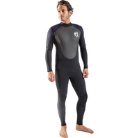 Hommes G-Force 3mm Back Zip Flatlock Combinaison Néoprène