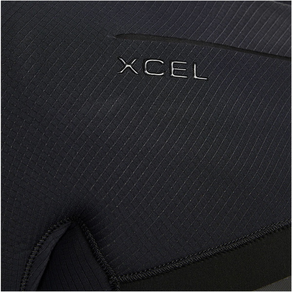 2023 Xcel Hommes Drylock 5/4mm à Capuche Chest Zip Combinaison Néoprène MC54DH20 - Black