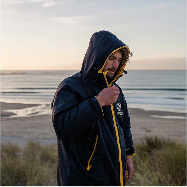 2024 Nyord Peignoir à Langer Extérieur Primaloft® Acc0005 - Navy / Jaune