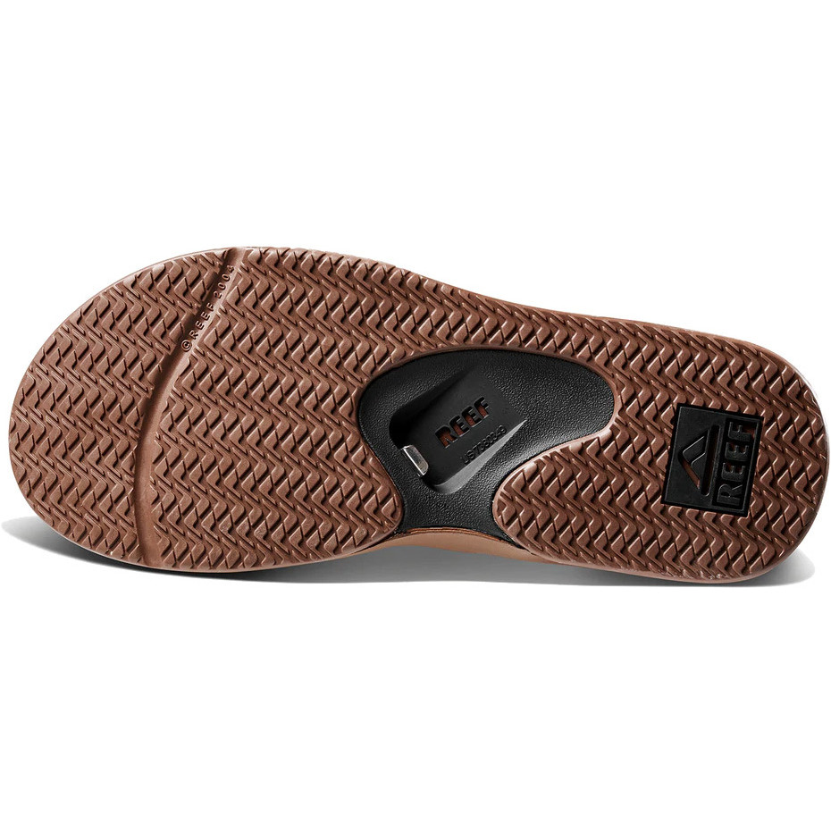 2026 Tongs Fanning Hommes Reef Ci8102 - Noir / Tan